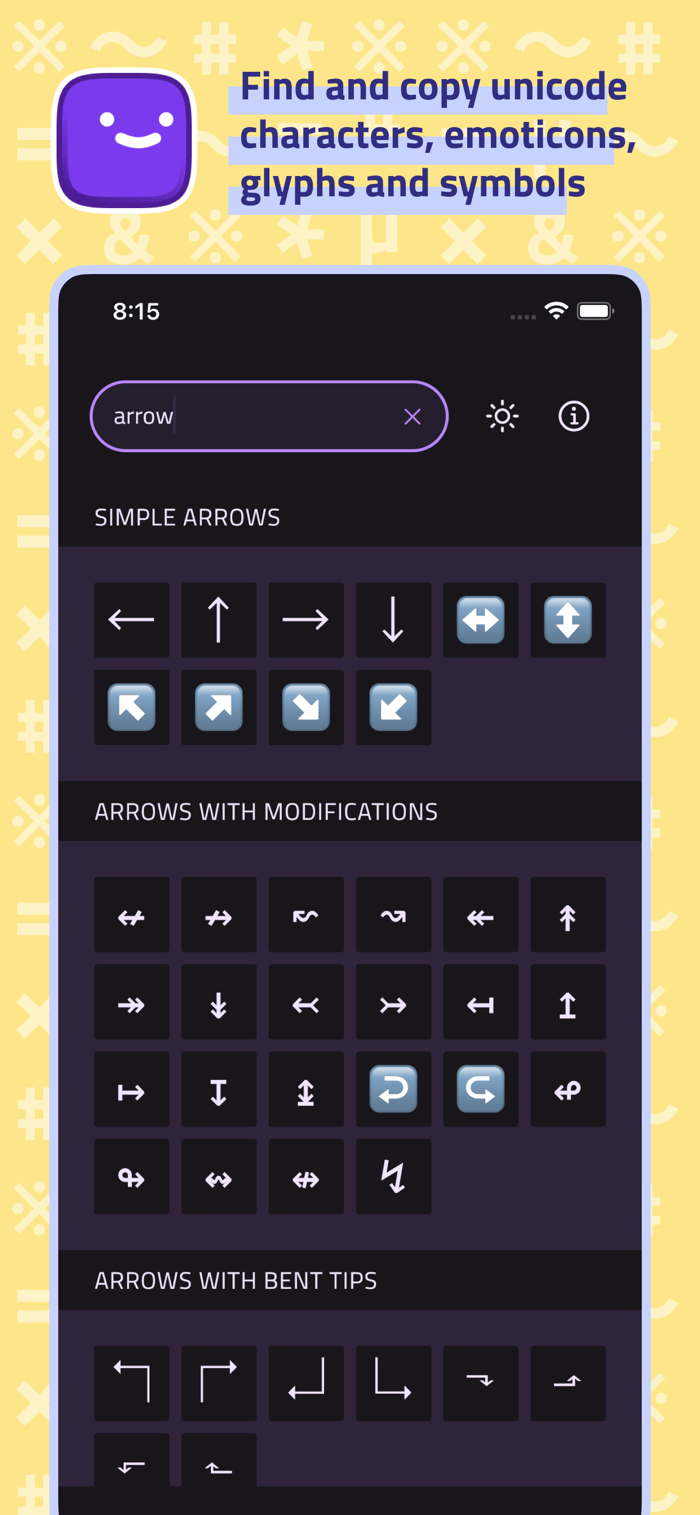 Ejimo：表情符号和符号选择器