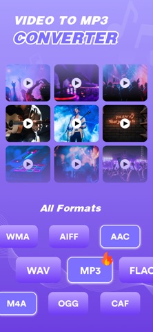 Simple Video to MP3: Converter iPhone screenshot