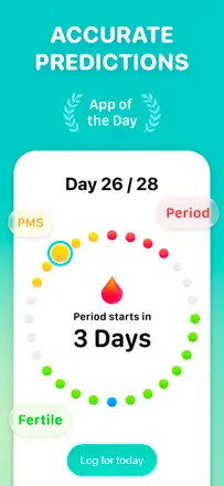 Cycle Tracker & Period : capture d’écran 1 sur 9