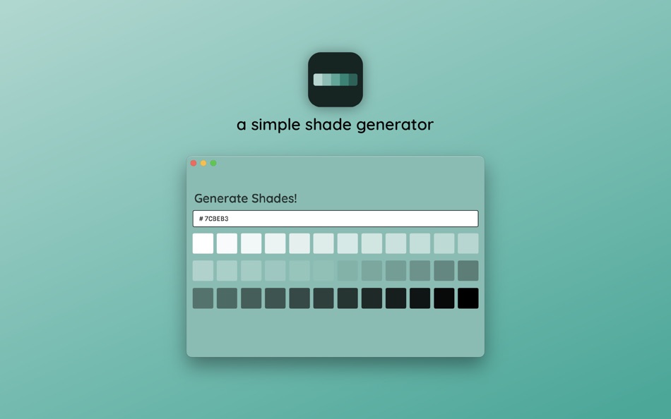 Shade Generator (macOS) Bởi: B AND X SOFTWARE LIMITED