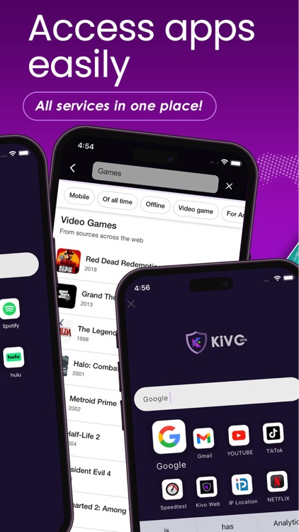 Secure VPN App: Kivo VPN