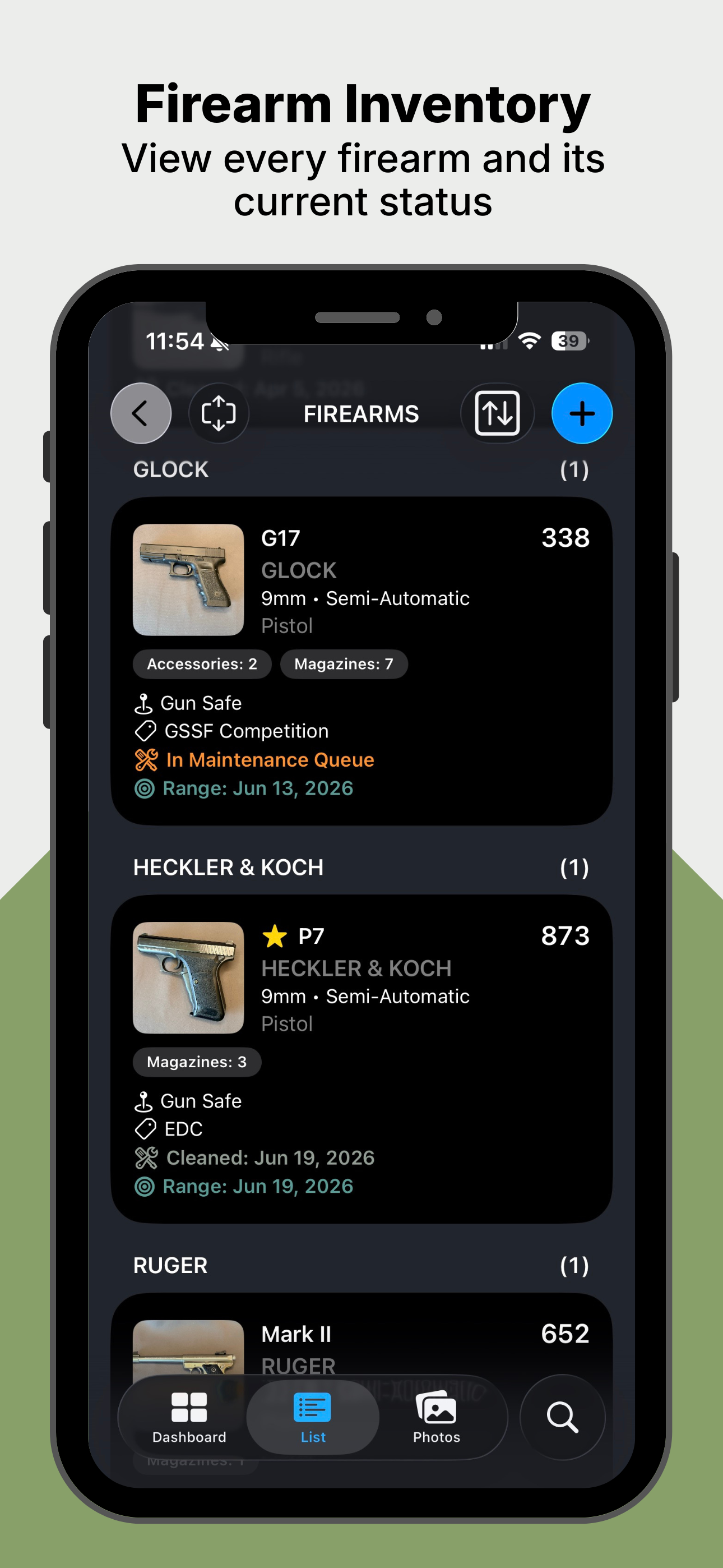 myArmsCache screenshot 5