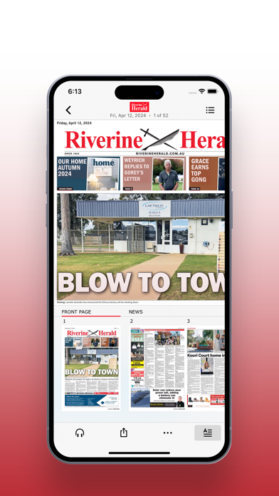 Riverine Herald Screenshot
