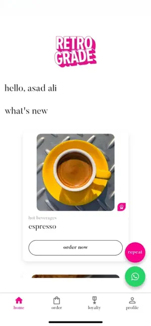 retrograde coffee screenshot 1