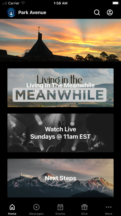 Park Avenue Baptist Church Screenshot