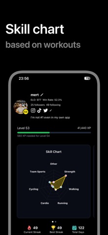 League of Fitness -  Ranked iPhone screenshot