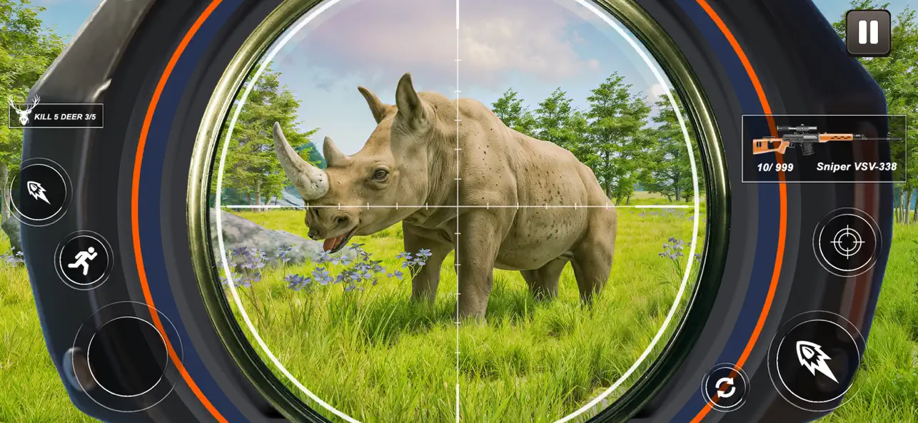 #2. Deer Hunter: Wild Hunting Rift (iOS) By: Skill Knight Studios