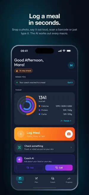 SunCoach: AI Nutrition Coach screenshot 1