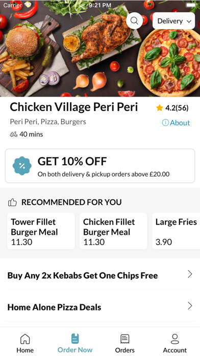 Chicken Village Peri Peri. Screenshot