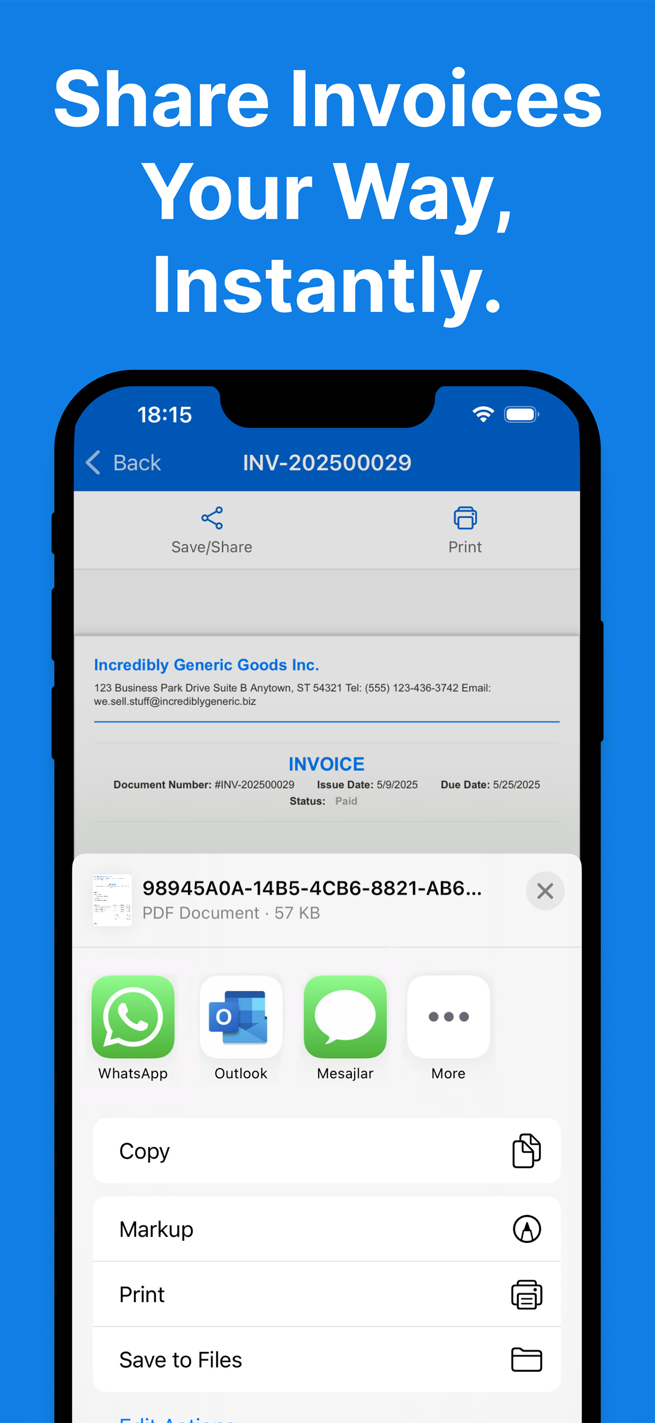 Invoice Generator - Invofy screenshot 5