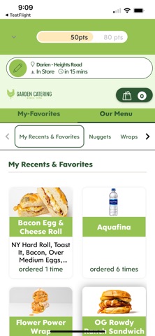 Garden Catering-Order Ahead screenshot