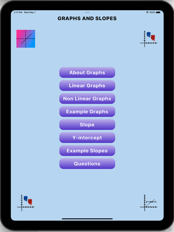 Screenshot #4 pour Graphs and Slopes