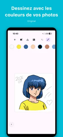 Capture d'écran de Pick-to-Draw: Palette Photo sur iPhone 5