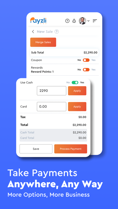 Screenshot 1 of Payzli POS: Next-Gen Payments App