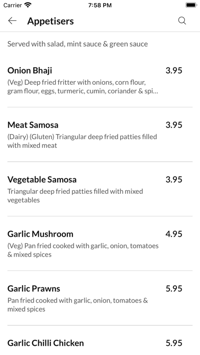 Savera Restaurant Ltd Screenshot