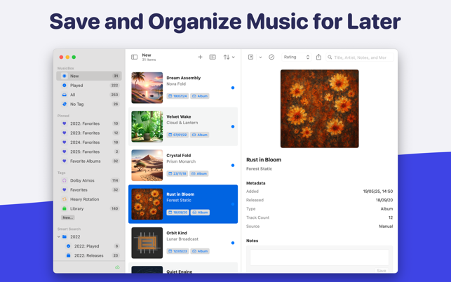 ‎MusicBox: Save Music for Later Screenshot