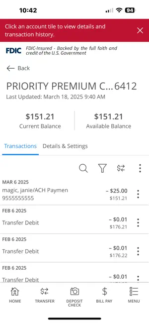 PriorityOne Banking screenshot 4