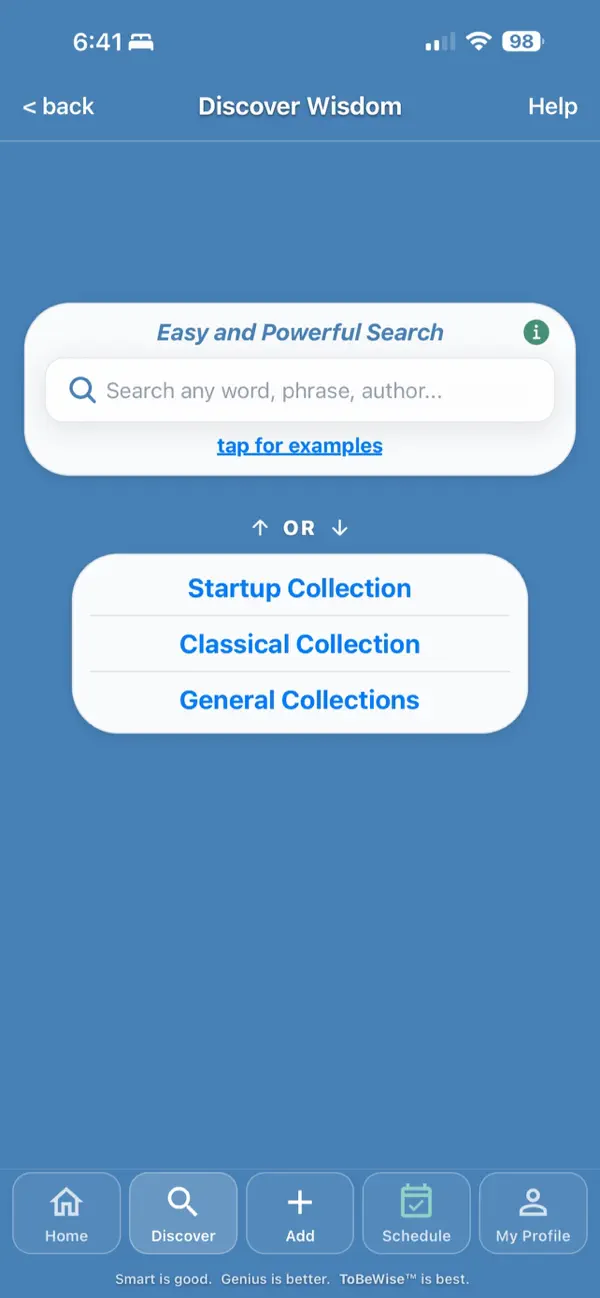 Screenshot #3 pour ToBeWise Pro For Startups