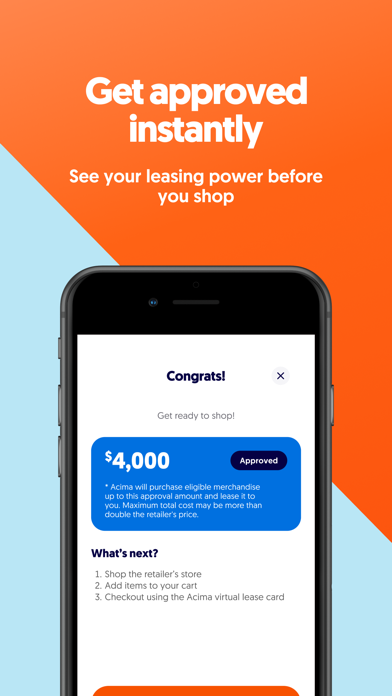 Acima: Lease Now & Buy Later screenshot
