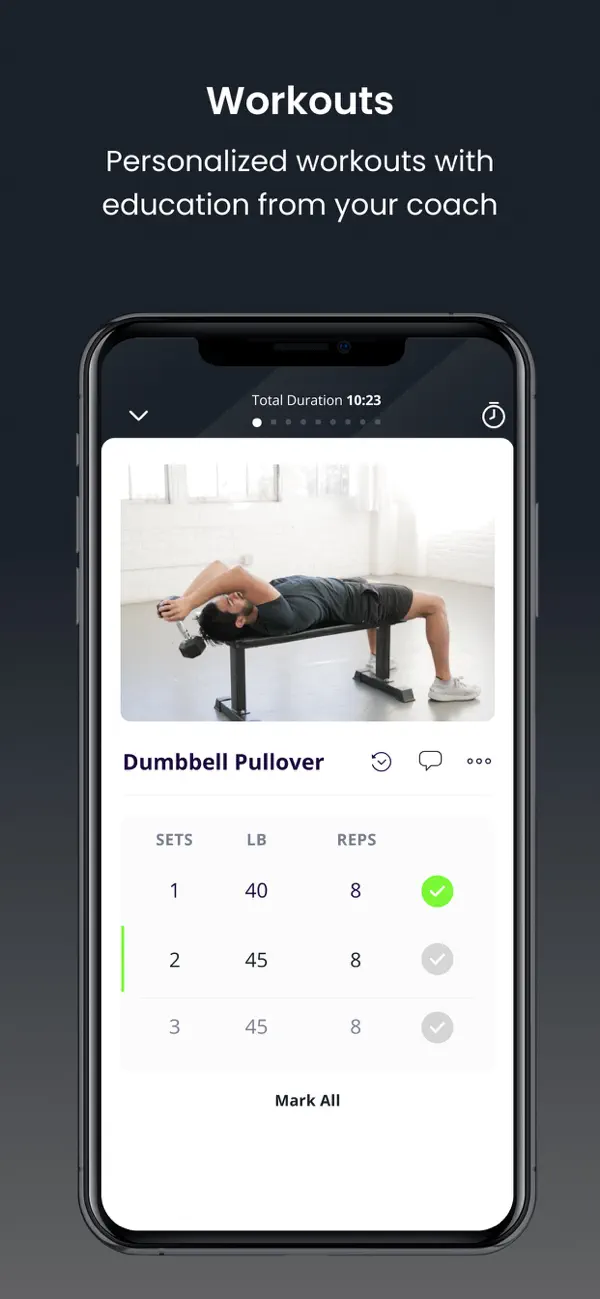 Screenshot #3 pour Conquer - Training & Nutrition