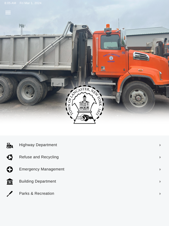 Lancaster Connect iPad screenshot 1 - Utilities app