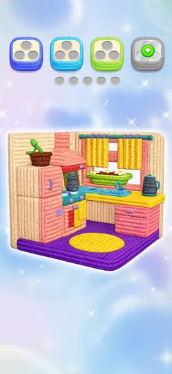 Cozy Yarn Puzzle iPhone Screenshot 2