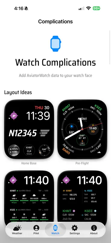 AviatorWatch screenshot 1 of 4