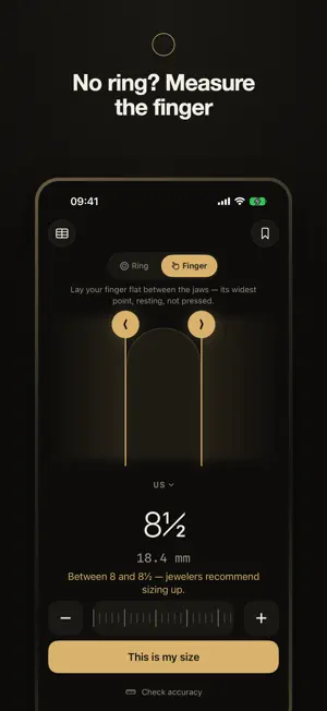 Anella: Ring Sizer & Chart screenshot 3