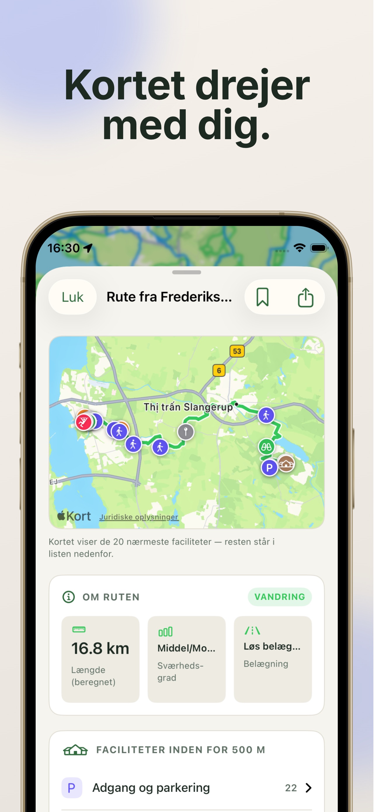 Screenshot 2 of Vandreruter & shelters i DK