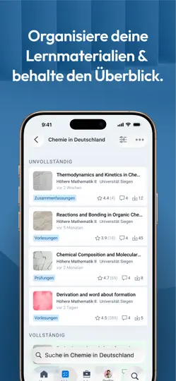Screenshot von Studydrive: Uni Lernzettel, AI auf dem iPhone 6