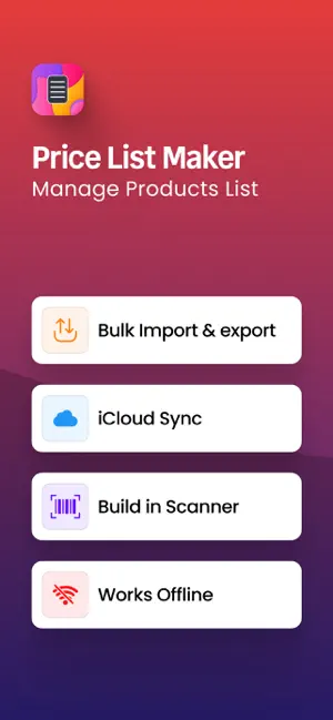 Price List Maker - Creator screenshot 1