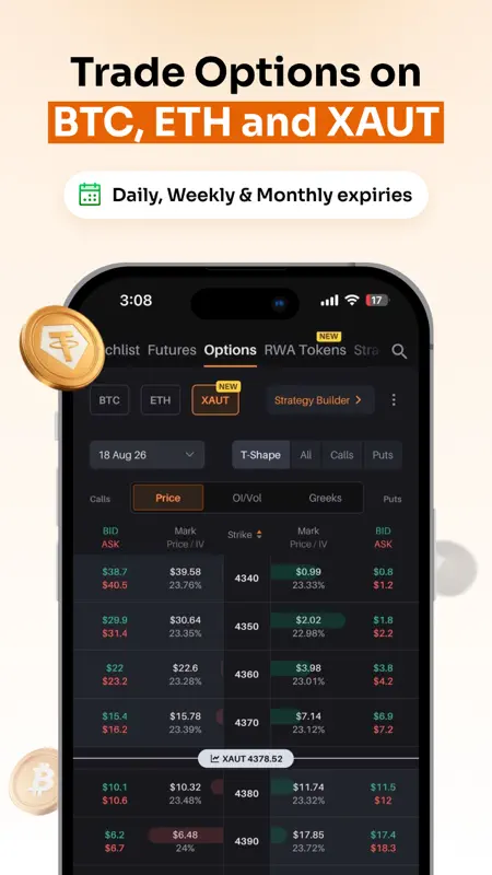 Delta Exchange: Crypto Options screenshot 4 of 8