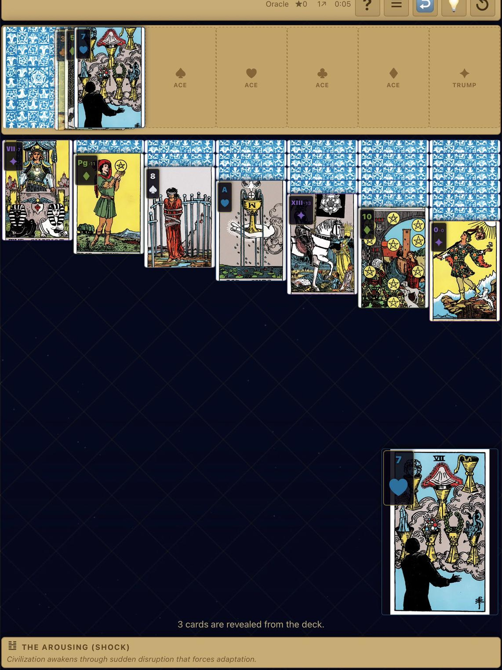 Tarot Solitaire screenshot 7