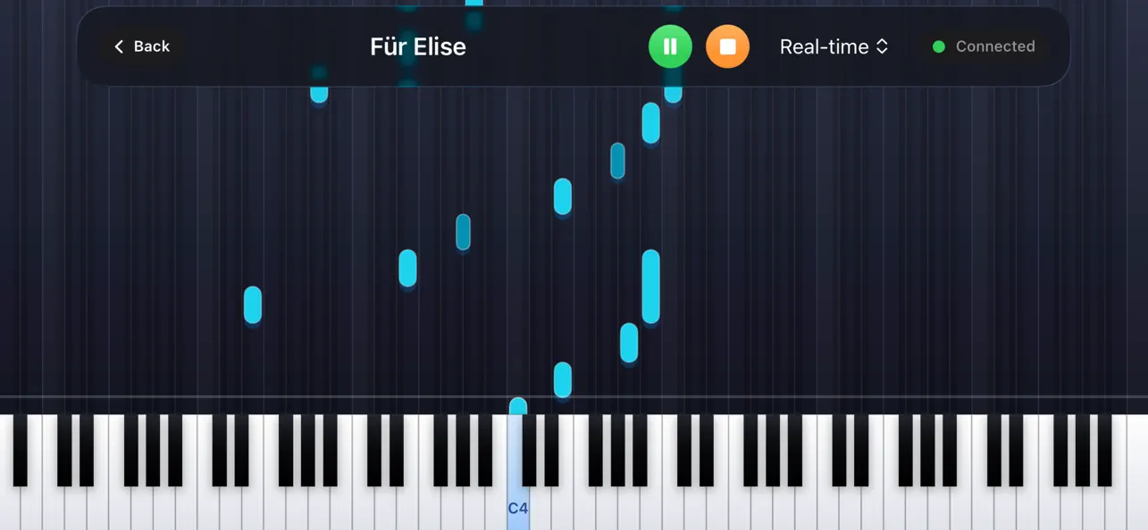 Screenshot #1 pour MidiFlow Piano
