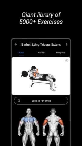 Lyfta: Gym Workout Trackerのおすすめ画像5