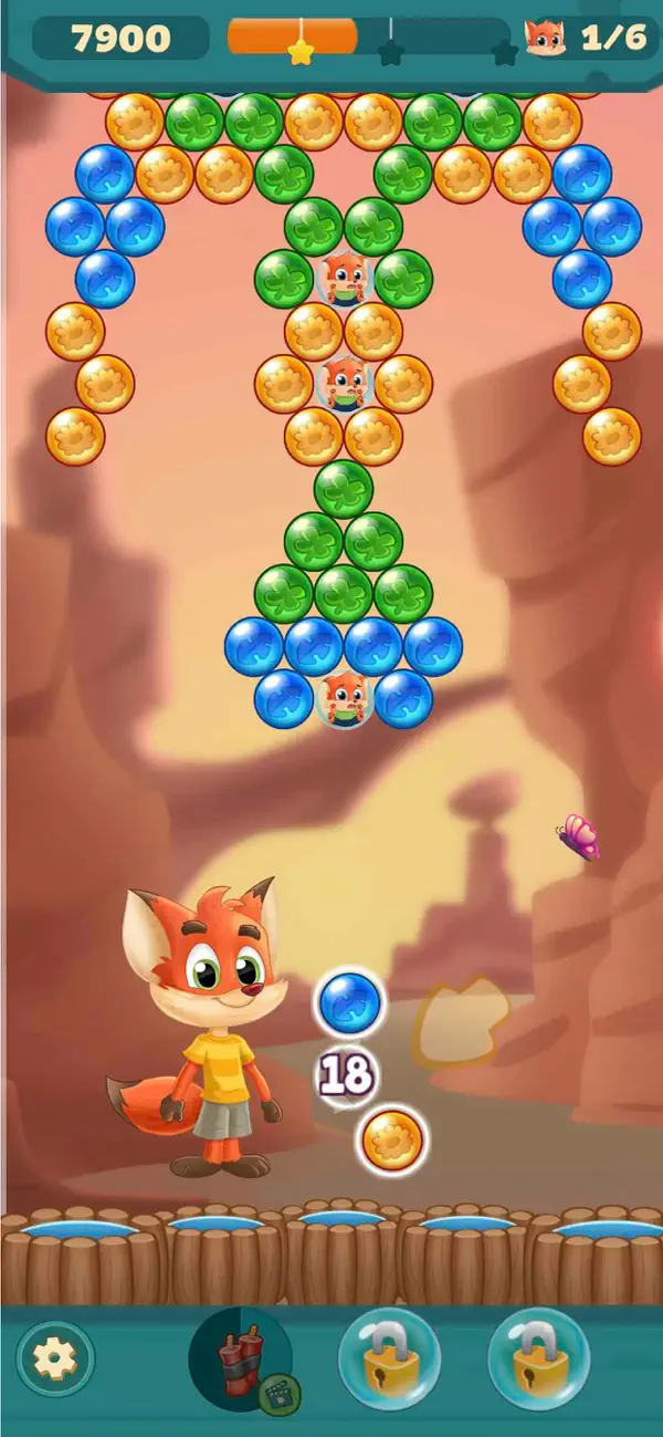 Screenshot #3 pour Bubble Friends Bubble Shooter