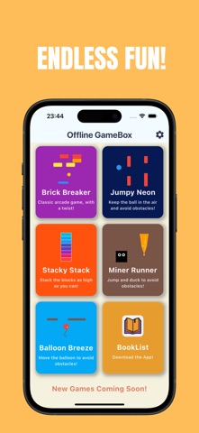 Offline GameBox: No WiFi Games iPhone screenshot