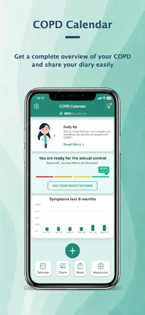 COPD Calendar screenshot 1