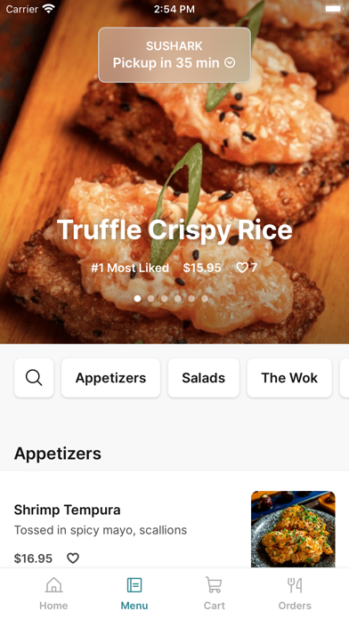 SUSHARK iPhone screenshot 2 - Food & Drink app