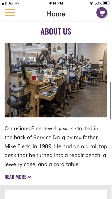 Occasions Fine Jewelry Screenshot
