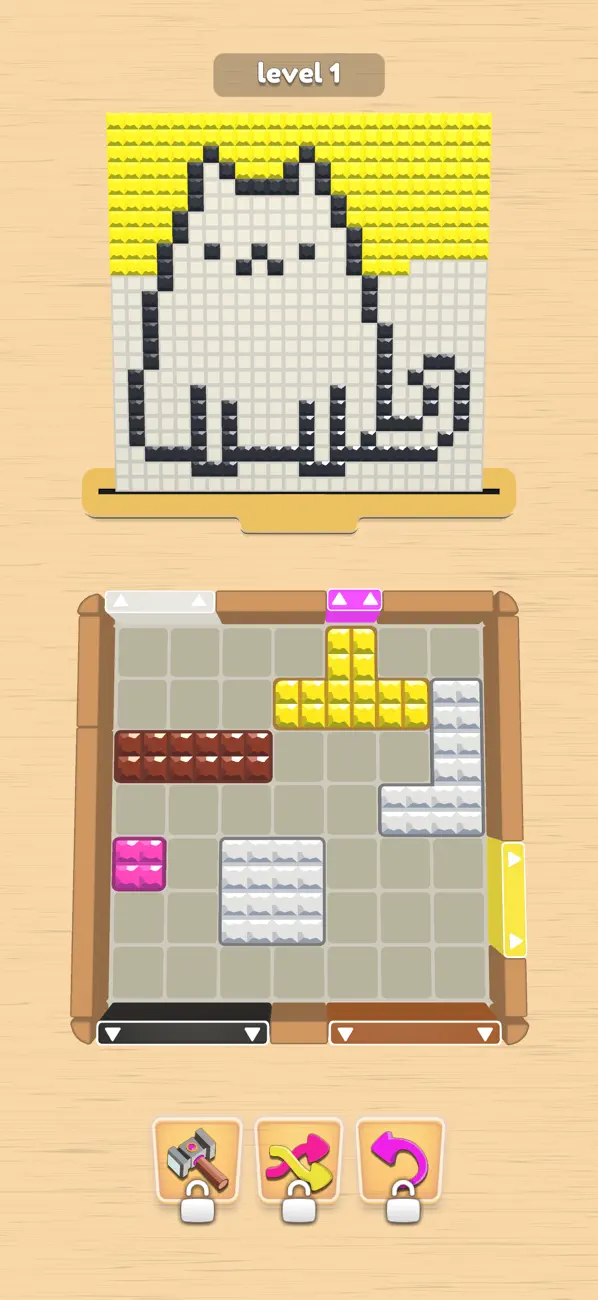 Screenshot #1 pour Block Paint Puzzle