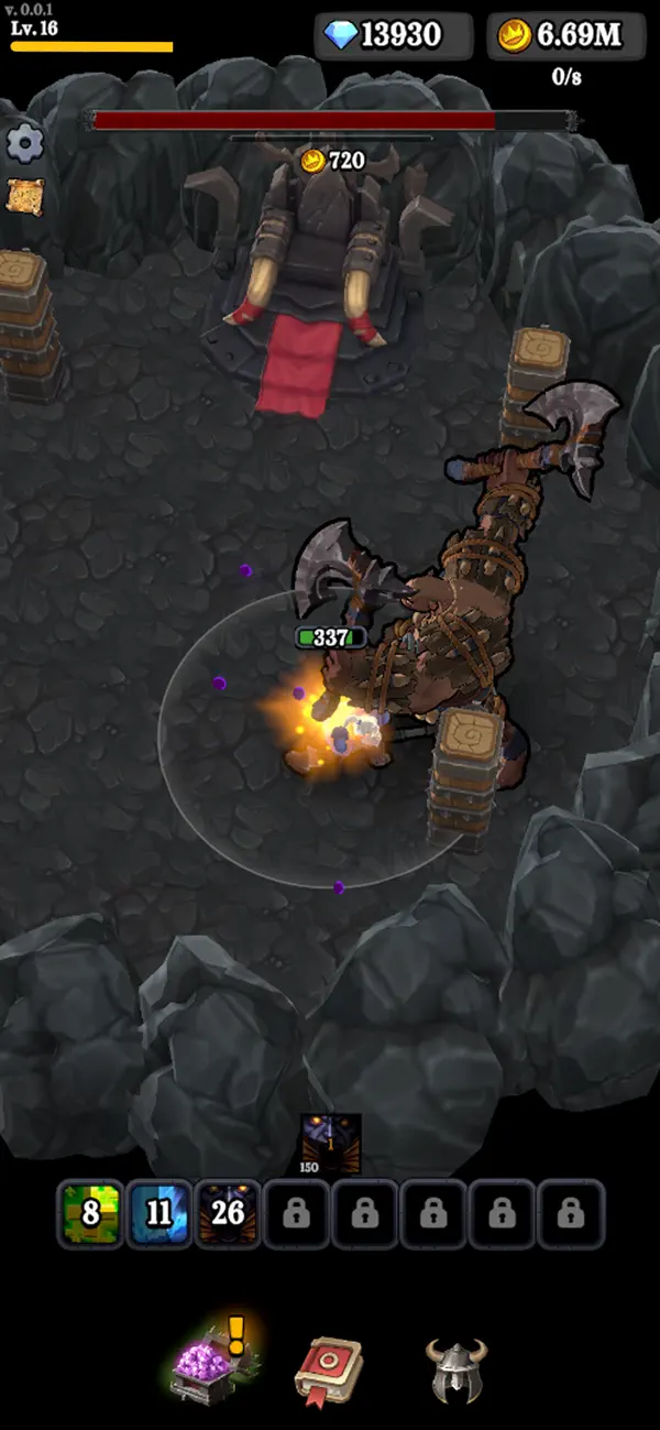 Rumble Raiders iOS Mod IPA screenshot 3 - iOS game interface