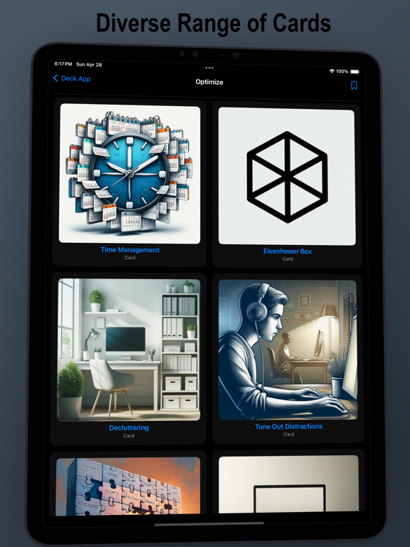 Deck App: Micro Learning iPad screenshot 4 - Productivity app