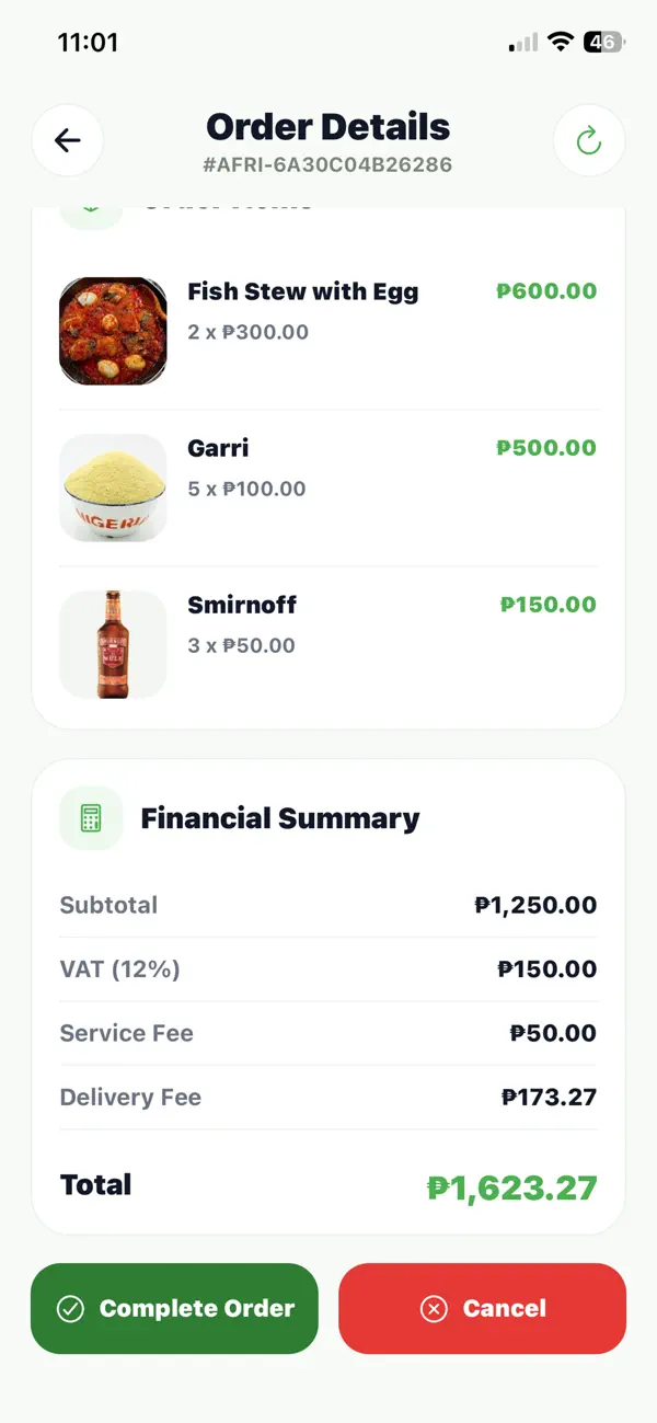 Screenshot #3 pour Afri Seasons Food & Groceries