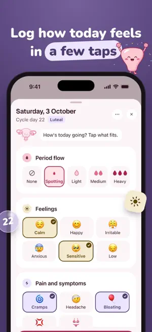 Flowy: Period & Cycle Tracker screenshot 4