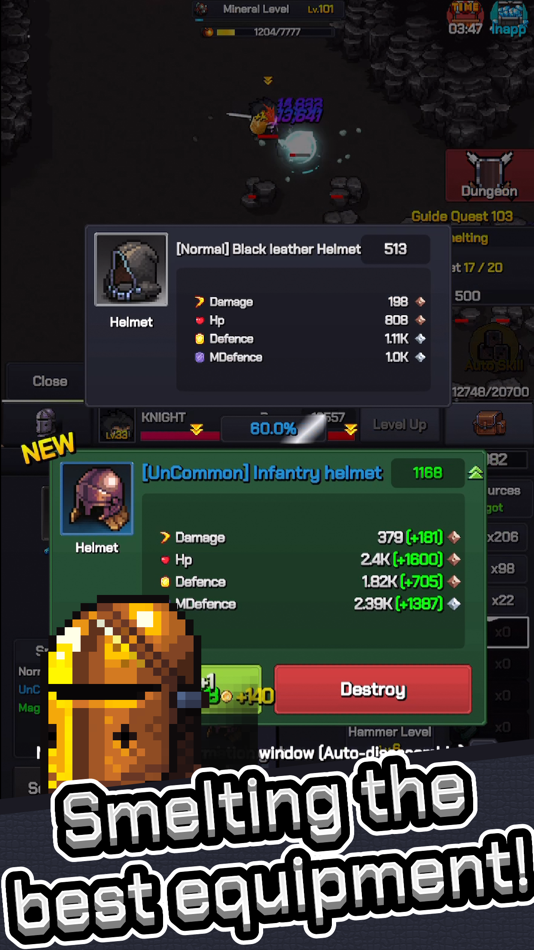 #3. Mine Knights! (iOS) 由: Sangkun Lee