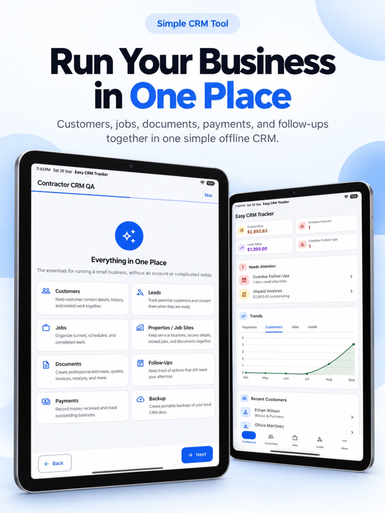 Screenshot 7 of Simple CRM for Sales & Trades