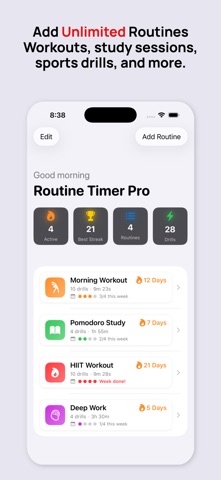 Routine Timer Pro screenshot