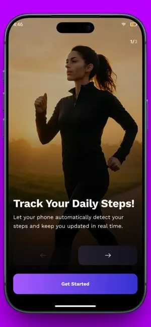 walkingoals iPhone screenshot 1