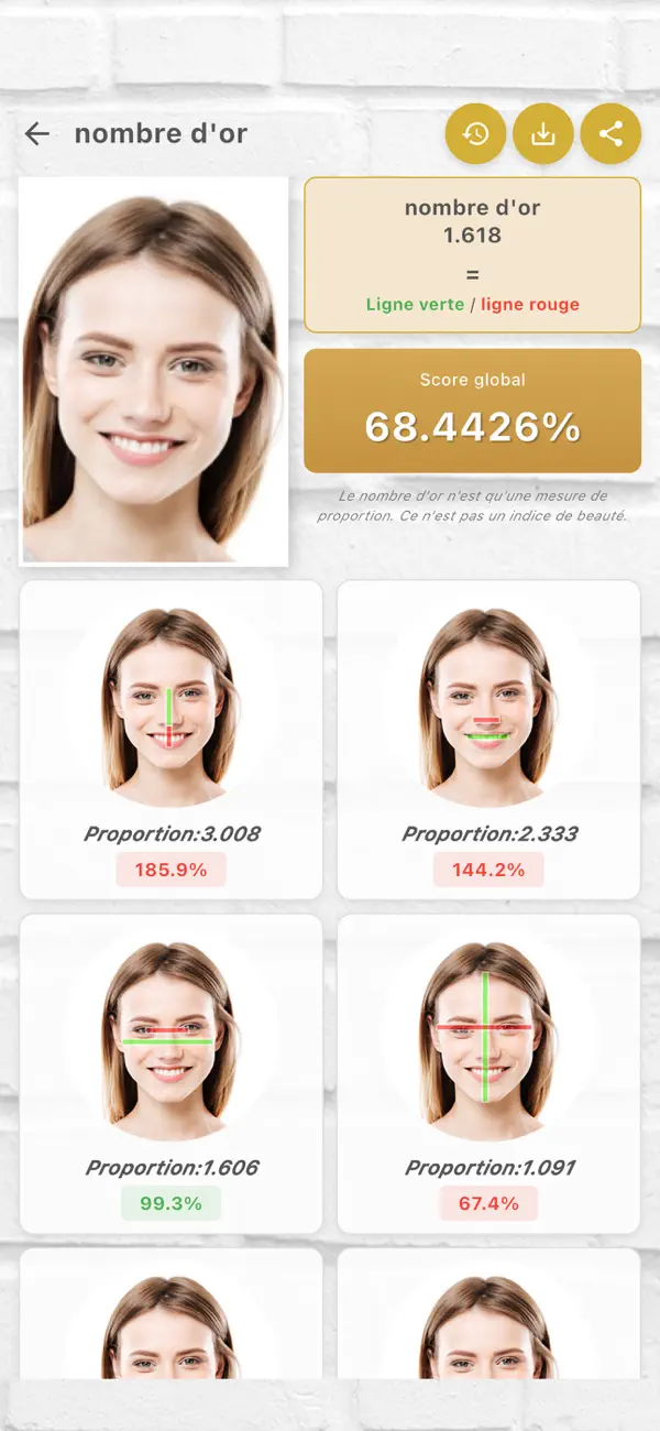 Screenshot #2 pour Golden Ratio DIY
